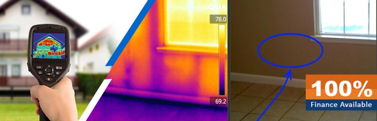 wall waterproofing solutions with thermographic survey imaging